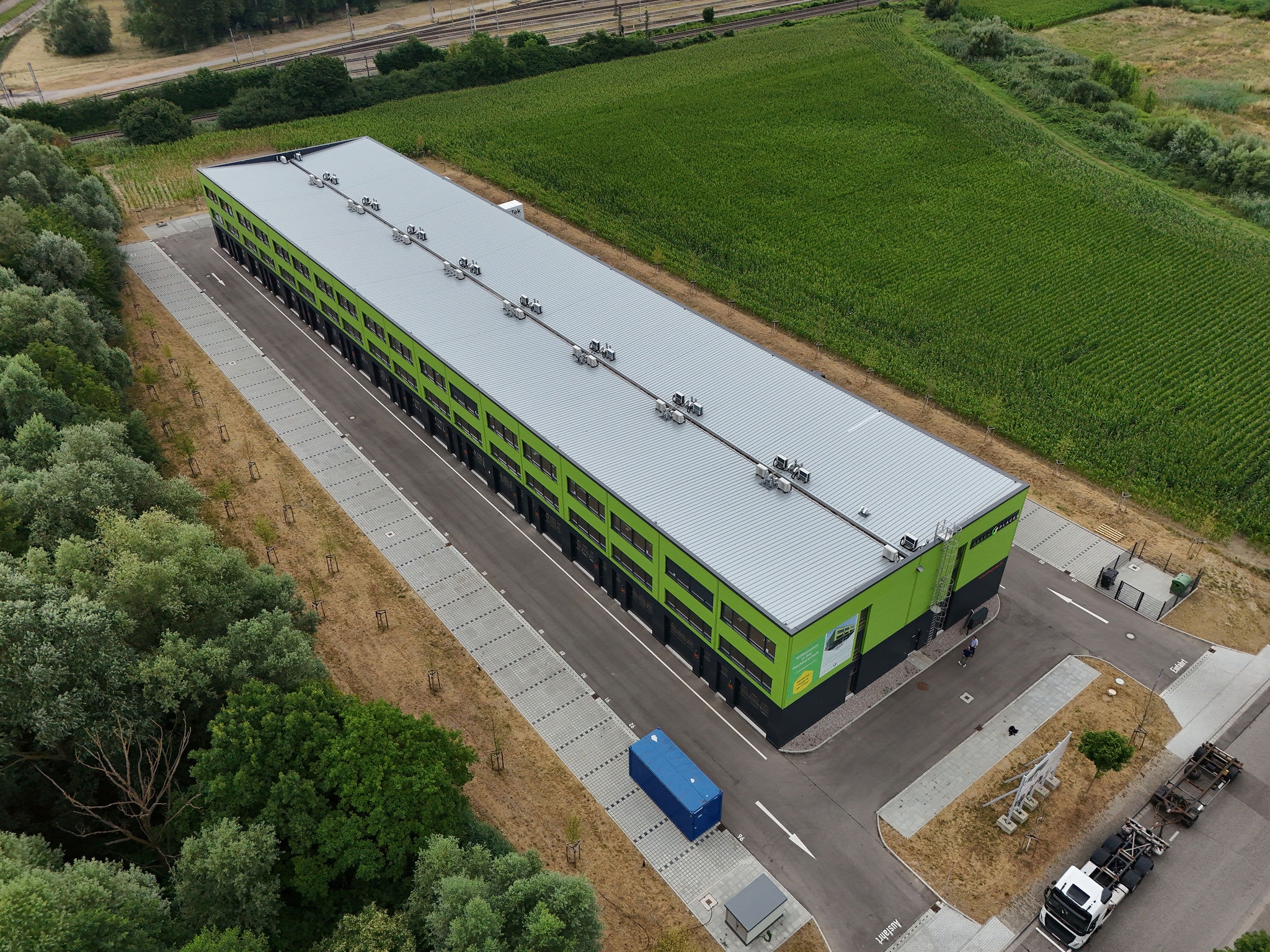 Jede der 36 Gewerbeeinheiten von GreenPlaces in Lahr verfügt über ein eigenes Multisplit-System von Daikin, das den gesamten Heiz- und Kühlbedarf abdeckt. 